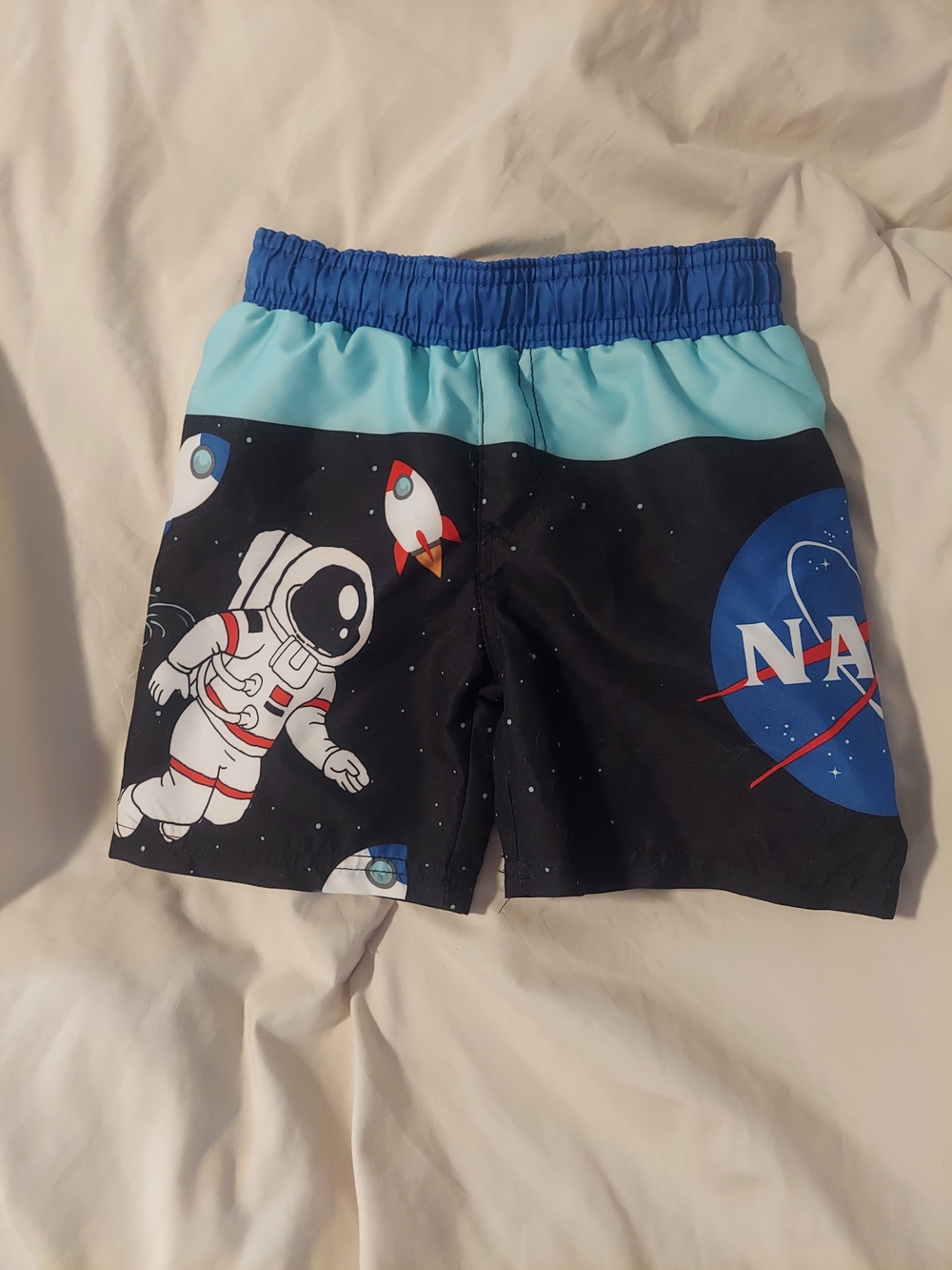 NASA Astronaut Space Swim Trunks Board Shorts Toddler Boys Size 4T